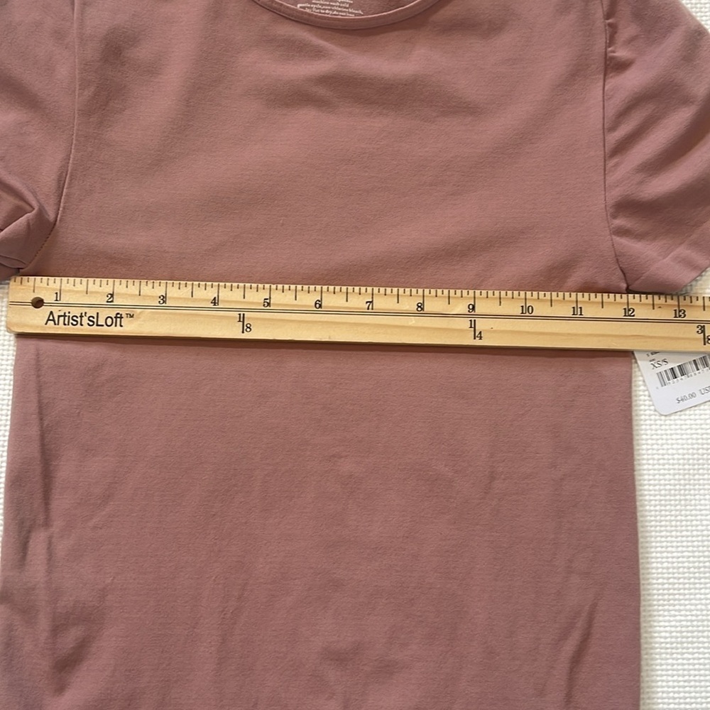 NWT Free People Intimately Alexis Tee Bodysuit Size S Copper Rose Short Sleeve - Picture 10 of 12